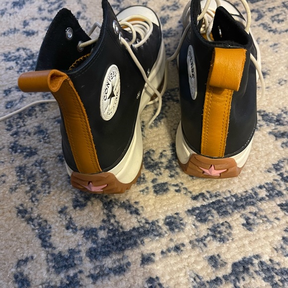 Black platform leather converse - Run star hike - Picture 5 of 11